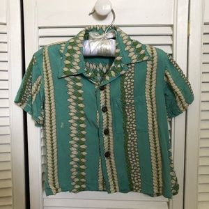 Boys aloha shirt (Ku by Hina)